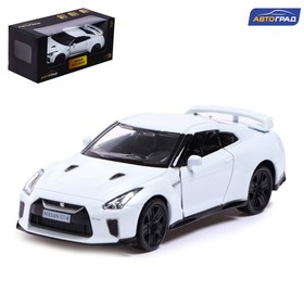 Машина металлическая NISSAN GT-R (R35), 1:32, открываются двери, инерция, цвет белый 7152969