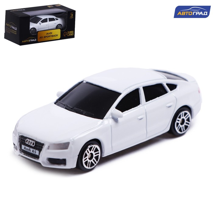 Машина металлическая AUDI A5, 1:64, цвет белый - Фото 1