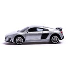 Машина металлическая AUDI R8 COUPE, 1:64, цвет серебро - Фото 2