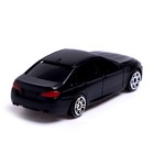 Машина металлическая BMW M5, 1:64, цвет черный матовый - Фото 3