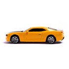 Машина металлическая CHEVROLET CAMARO, 1:64, цвет жёлтый - Фото 2