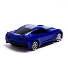 Машина металлическая CHEVROLET CORVETTE GRAND SPORT, 1:64, цвет синий - Фото 3