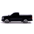Машина металлическая FORD F-150, 1:64, цвет чёрный - фото 24304156