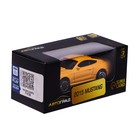 Машина металлическая FORD MUSTANG, 1:64, цвет жёлтый - фото 6533876