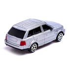 Машина металлическая LAND ROVER RANGE ROVER SPORT, 1:64, цвет серебро - фото 6533887