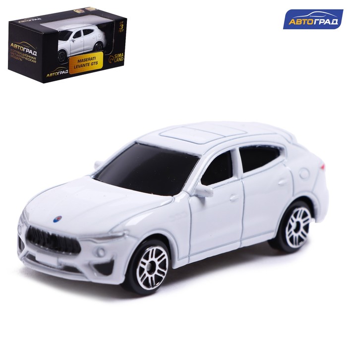 Машина металлическая MASERATI LEVANTE GTS, 1:64, цвет белый - Фото 1