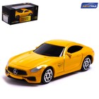 Машина металлическая MERCEDES-AMG GT S, 1:64, цвет жёлтый - фото 9562286