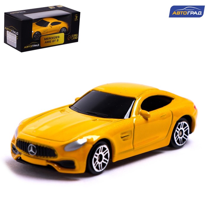 

Машина металлическая MERCEDES-AMG GT S, 1:64, цвет жёлтый