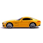 Машина металлическая MERCEDES-AMG GT S, 1:64, цвет жёлтый 7153008 - фото 12563515