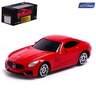 Машина металлическая MERCEDES-AMG GT S, 1:64, цвет красный - Фото 1