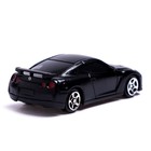 Машина металлическая NISSAN GT-R (R35),1:64, цвет чёрный матовый - Фото 3