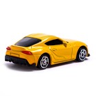 Машина металлическая TOYOTA SUPRA, 1:64, цвет жёлтый - Фото 3