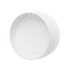 Соединитель круглых каналов ZEIN, d=125 мм, вентиляционный, с обратным клапаном - фото 24454053