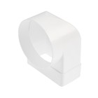 Соединитель ZEIN, 55х110 мм, d=100 мм, угловой,вентиляционный (комплект 2 шт) - фото 21472895