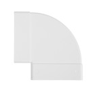 Отвод ZEIN, плоский, горизонтальный, вентиляционный, 60 х 120 мм - фото 21472925