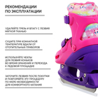 Набор: коньки детские раздвижные Snow Cat, с роликовой платформой, защита, р. 34-37 - Фото 7
