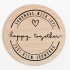 Набор кухонный Happy together, 3 предмета, подставка, полотенце, формочка - фото 63059722