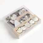 Набор кухонный Happy together, 3 предмета, подставка, полотенце, формочка - фото 63059726