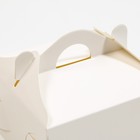 Кондитерская упаковка под бенто торт, 12 х 12 х 8,5 см (комплект 5 шт) - фото 24238350