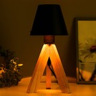 Лампа настольная Шериф 1×40 Е27 коричневый 18×18×38 см - Фото 3