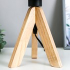 Лампа настольная Шериф 1×40 Е27 коричневый 18×18×38 см - Фото 5