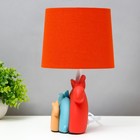 Лампа настольная Зайки 1х40Вт Е14 - фото 42617254