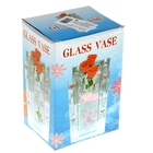 ваза стекло Калипсо 20*10 см каллы - Фото 2