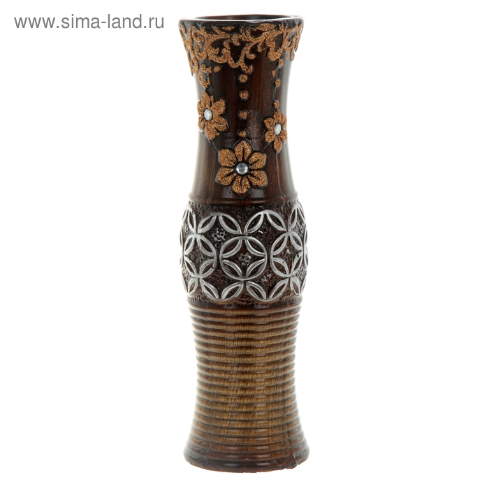 ваза керам напол 60 см лиана из ромашек - Фото 1