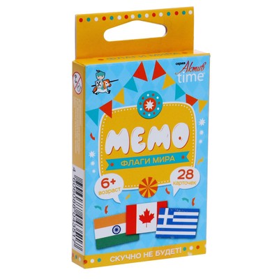 Настольная игра Десятое Королевство «МЕМО. Флаги. Мир»