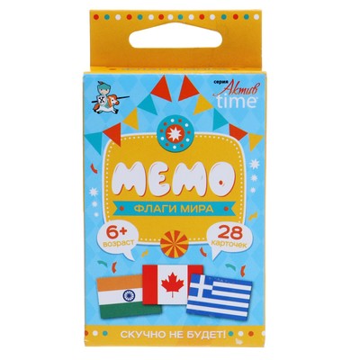 Настольная игра Десятое Королевство «МЕМО. Флаги. Мир»