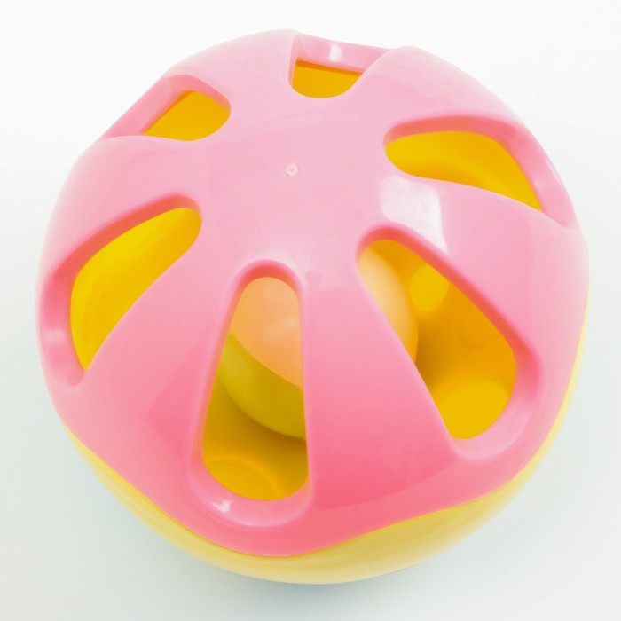 Погремушка «Нежность: шар», 8 см, Крошка Я - фото 1905921550