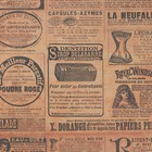 Бумага упаковочная крафтовая «Газета», 50 х 70 см (комплект 10 шт) - фото 59886690