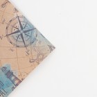 Бумага упаковочная крафтовая «Морская», 50 х 70 см - Фото 3