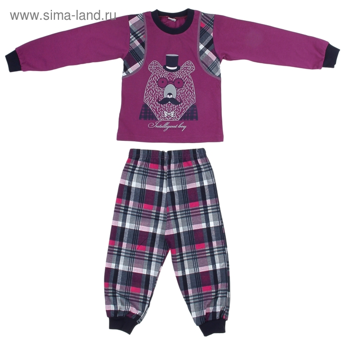 Пижама для мальчика 239-13 (56), рост 104, цвета МИКС - Фото 1