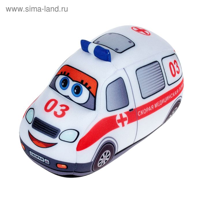 Мягкая игрушка «Служебная машина» - Фото 1