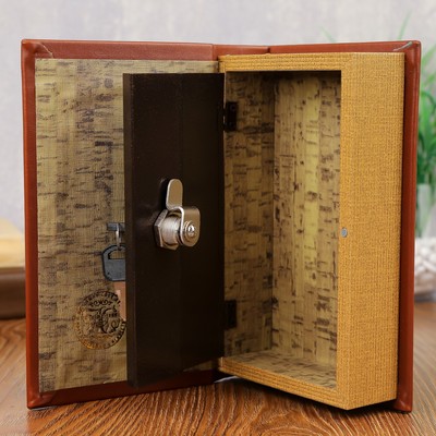 Шкатулка книга - сейф «Россия», дерево, 21×13×5 см