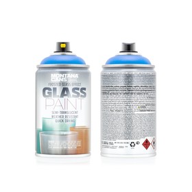 Полупрозрачная краска MONTANA GLASS PAINT голубая 0,25л 7671646