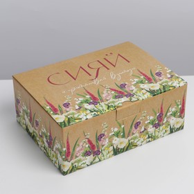 Коробка‒пенал «Сияй», 26 × 19 × 10 см
