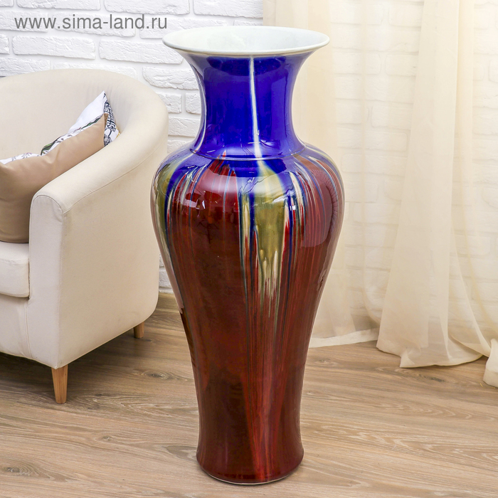 ваза керам напол 105 см переливы - Фото 1