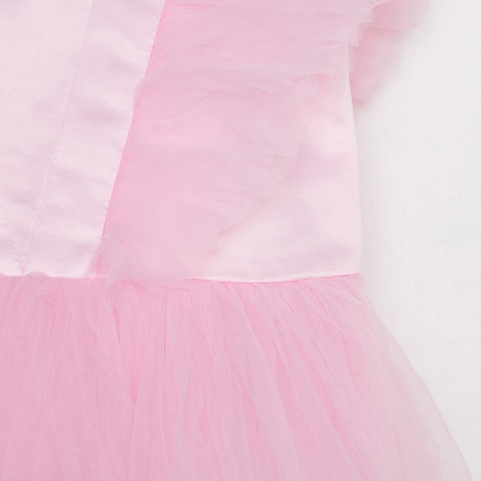Платье нарядное детское KAFTAN, р. 28 (86-92 см), розовый - фото 1886762933