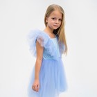 Платье нарядное детское KAFTAN, размер  28 (86-92 см), голубой - Фото 5