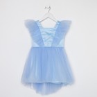 Платье нарядное детское KAFTAN, размер 28 (86-92 см), голубой - Фото 7