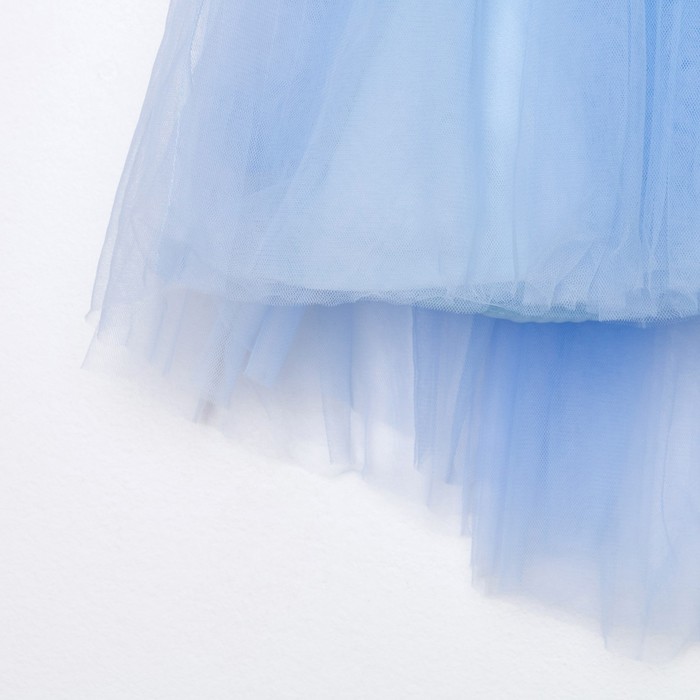 Платье нарядное детское KAFTAN, размер  28 (86-92 см), голубой - фото 1886762975
