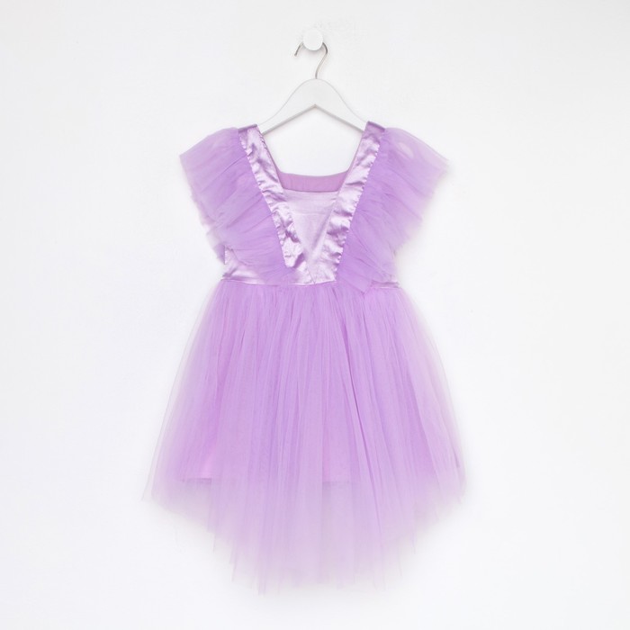 Платье нарядное детское KAFTAN, р. 28 (86-92 см), фиолетовый - фото 1907369642