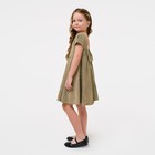 Платье нарядное детское KAFTAN, р. 28 (86-92 см), золотистый - Фото 3