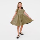 Платье нарядное детское KAFTAN, р. 28 (86-92 см), золотистый - Фото 4