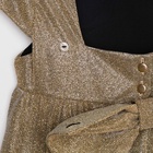 Платье нарядное детское KAFTAN, размер 30 (98-104 см), золотистое - Фото 13