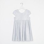 Платье нарядное детское KAFTAN, р. 28 (86-92 см), серебристый - Фото 7