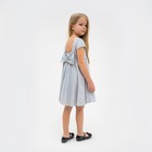 Платье нарядное детское KAFTAN, р. 30 (98-104 см), серебристый - Фото 4