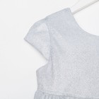 Платье нарядное детское KAFTAN, р. 30 (98-104 см), серебристый - Фото 8